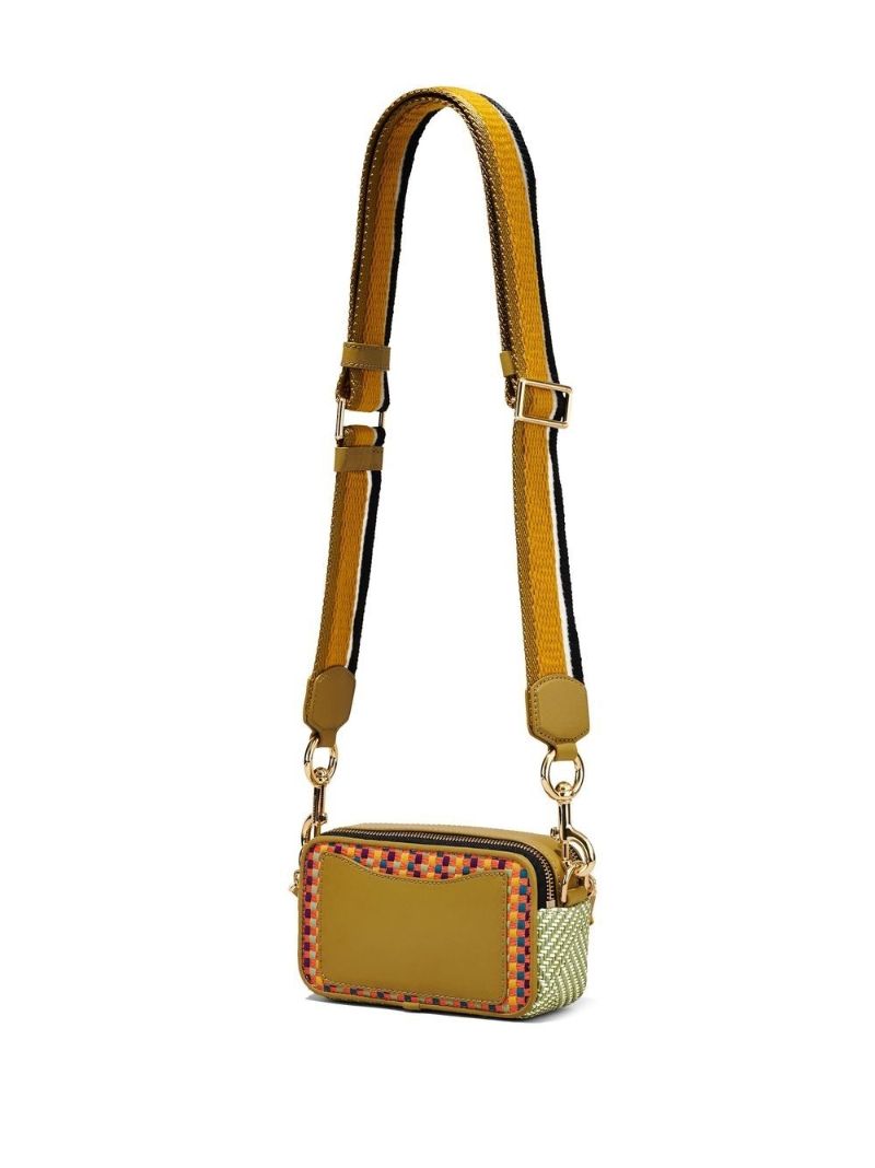 Orange the Mixed Media Snapshot Crossbody Bag