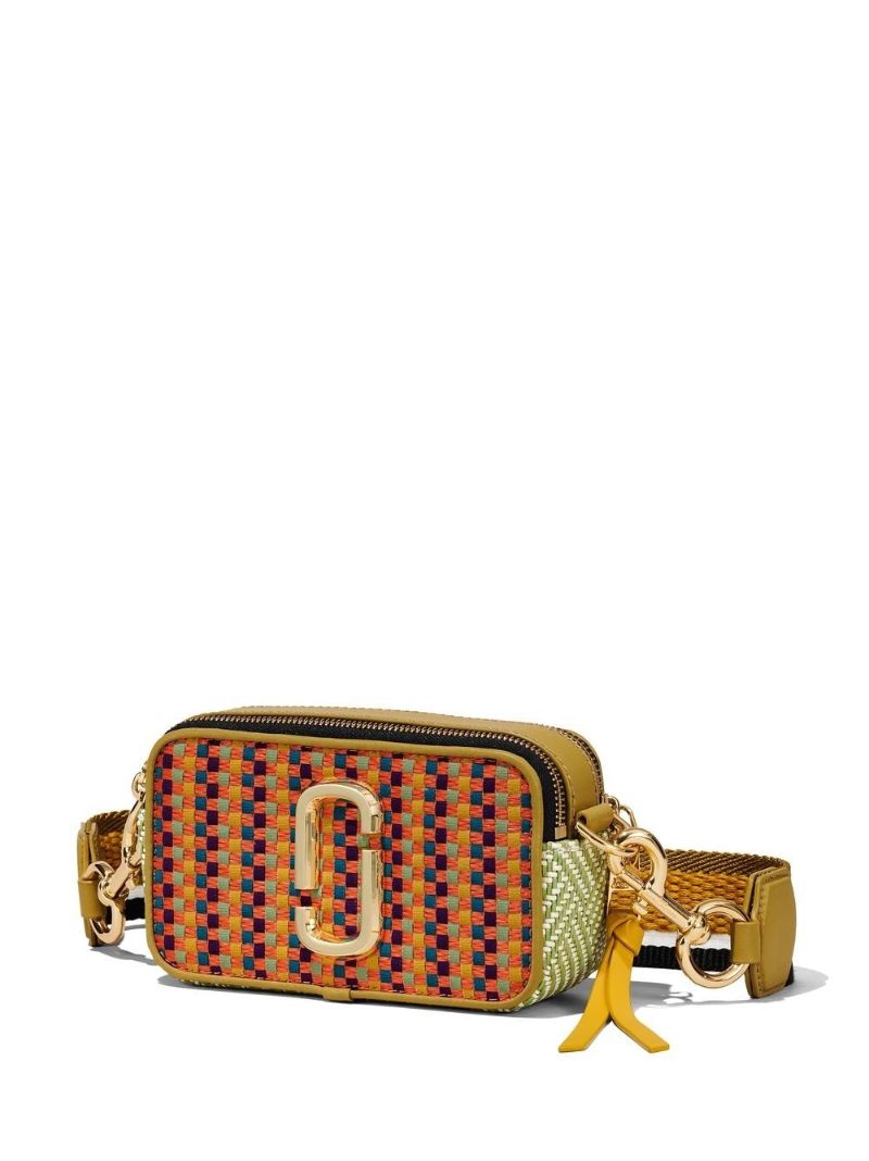 Orange the Mixed Media Snapshot Crossbody Bag