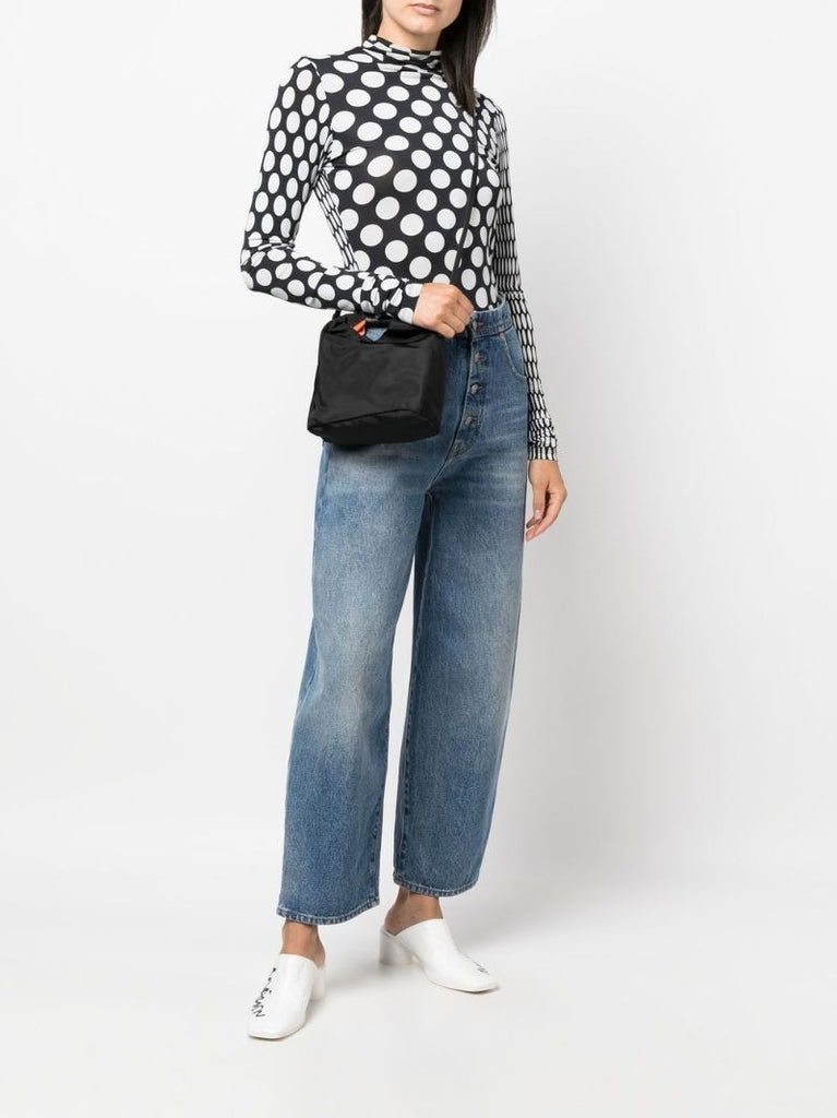 Black Japanese Cross Body Bag