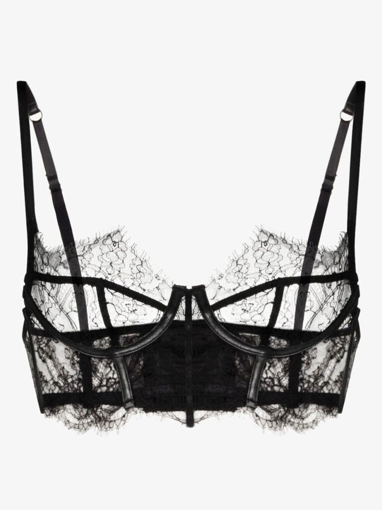 Floral Lace Balconette Bra