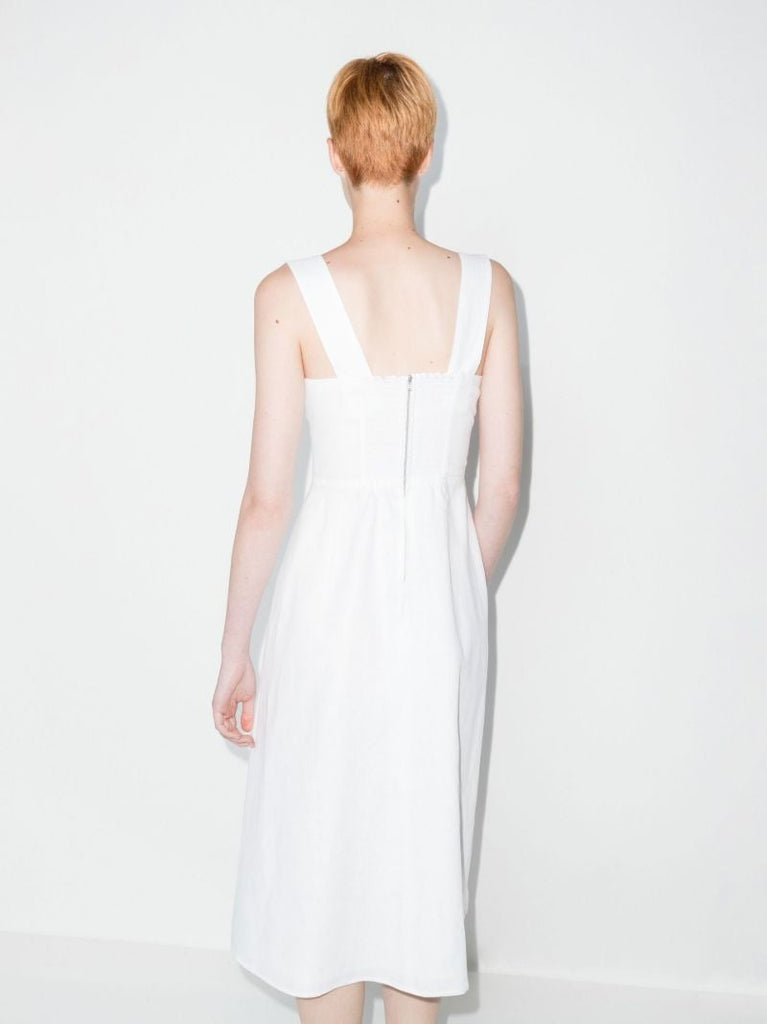 Seaside Linen Midi Dress