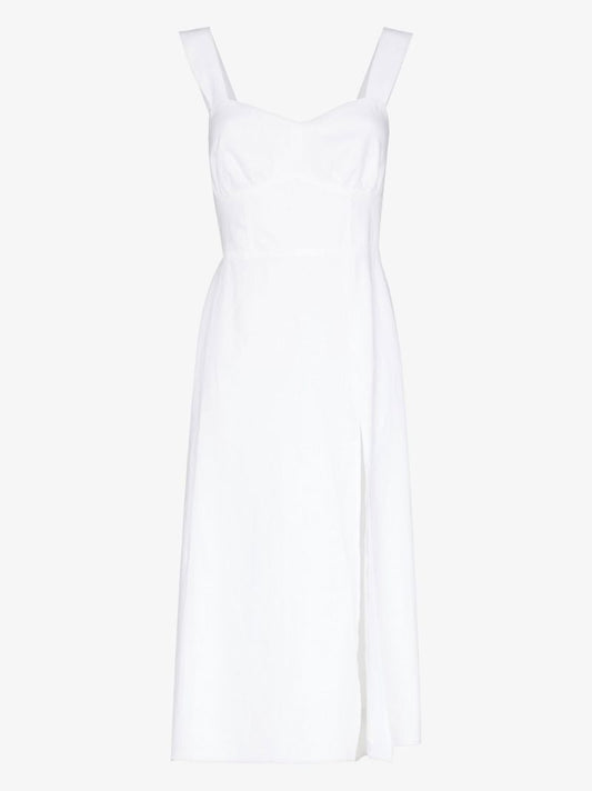 Seaside Linen Midi Dress