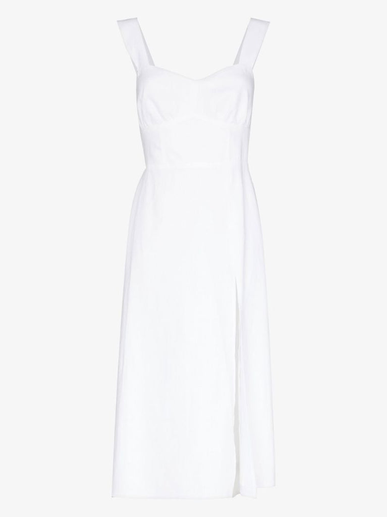Seaside Linen Midi Dress