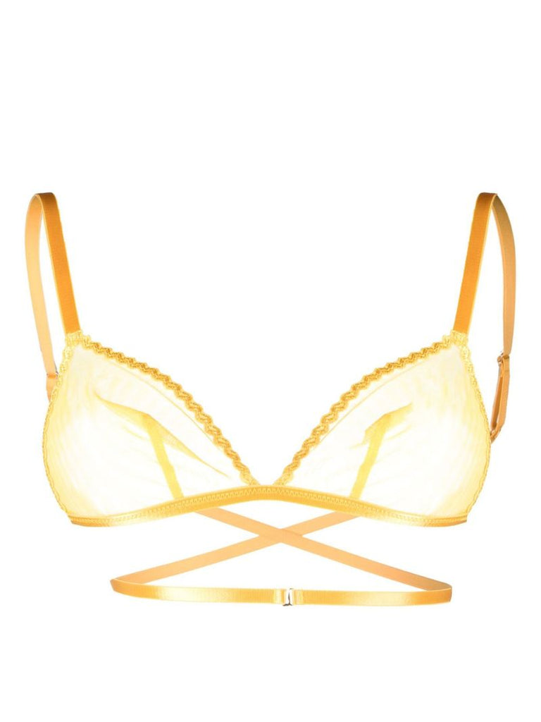 Yellow Mafalda Triangle Bra