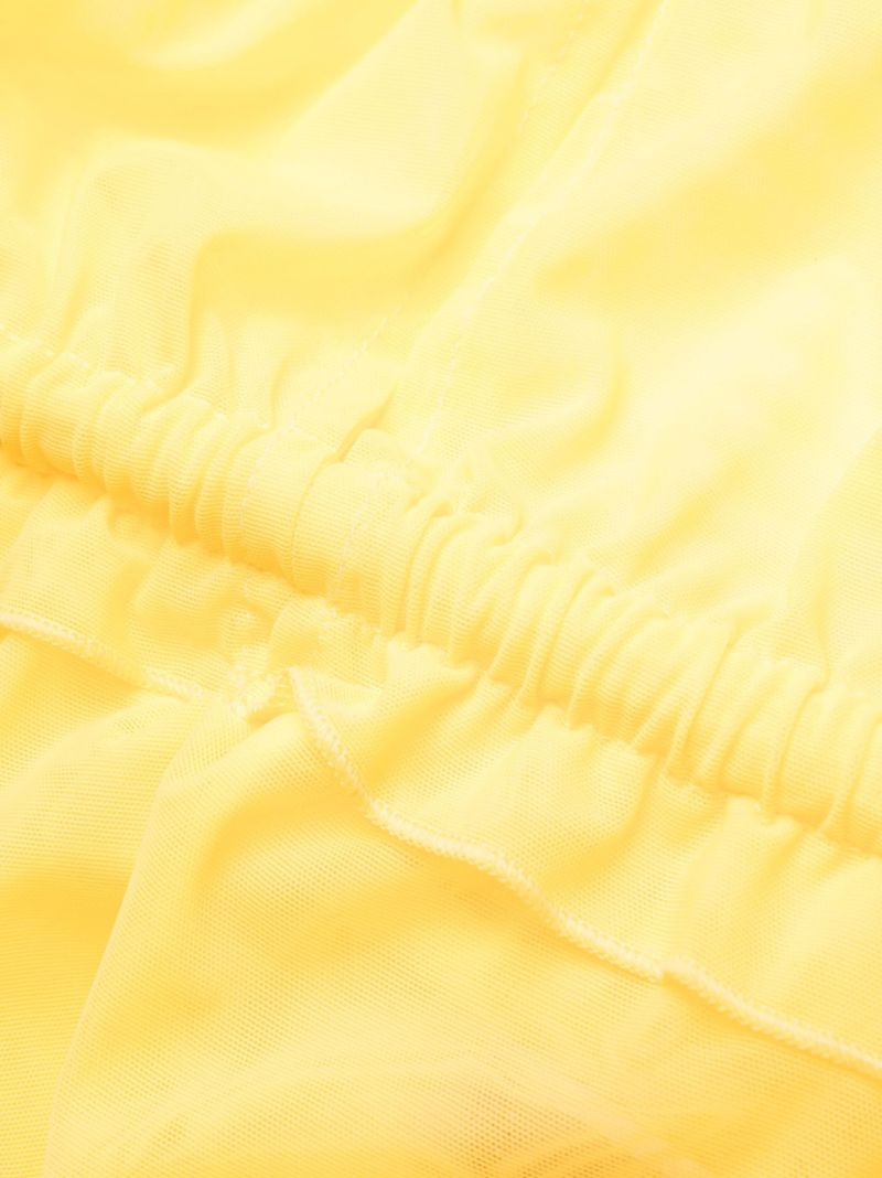 Yellow Frill Bodysuit