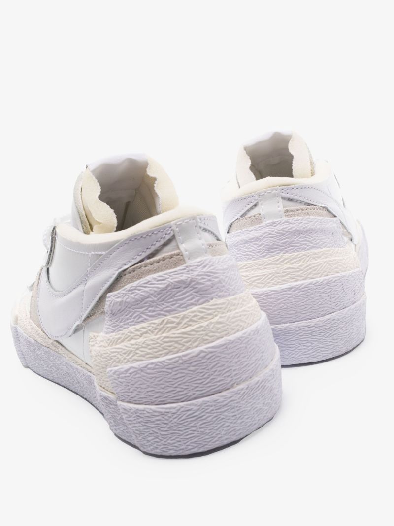 X Sacai White Blazer Low Sneakers