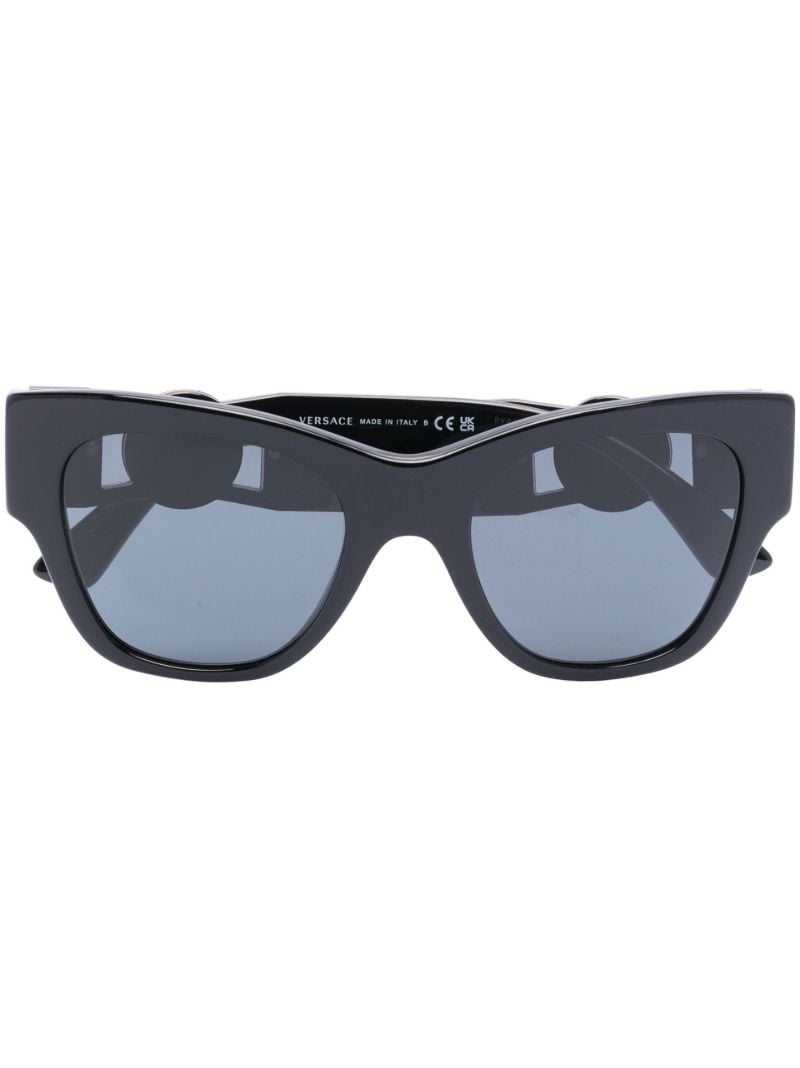 Black Medusa Head Cat-eye Sunglasses
