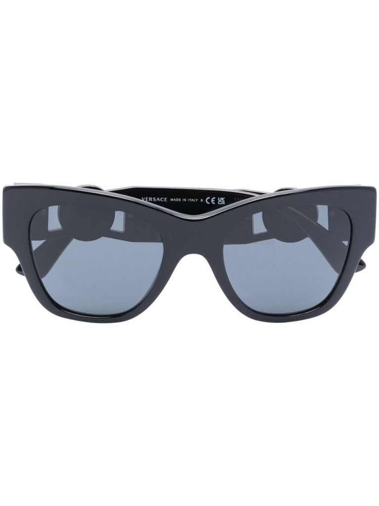 Black Medusa Head Cat-eye Sunglasses