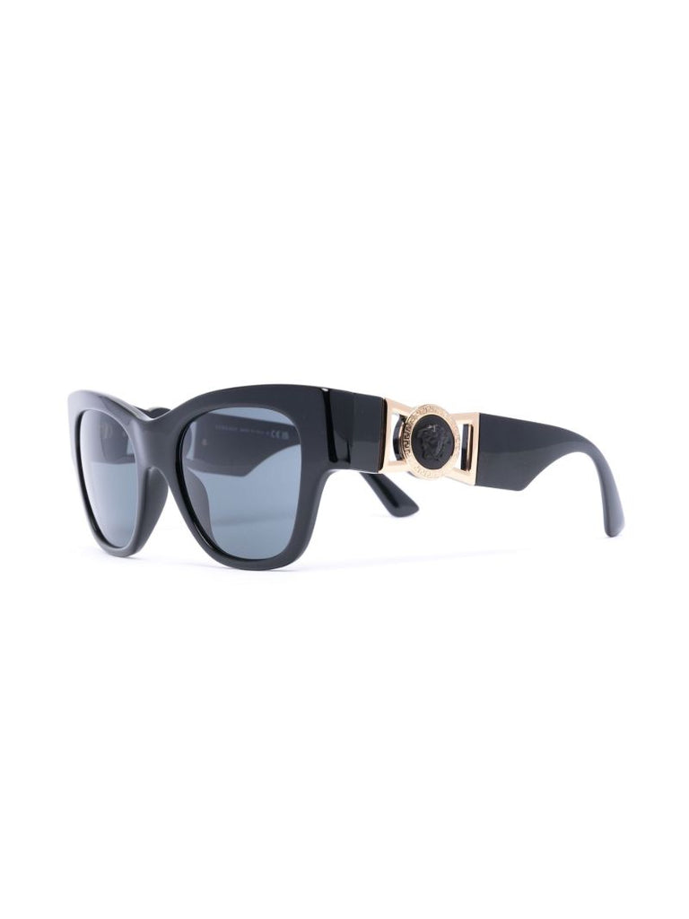 Black Medusa Head Cat-eye Sunglasses