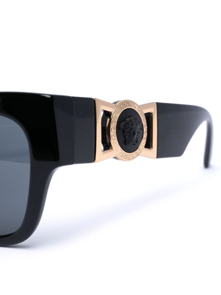 Black Medusa Head Cat-eye Sunglasses