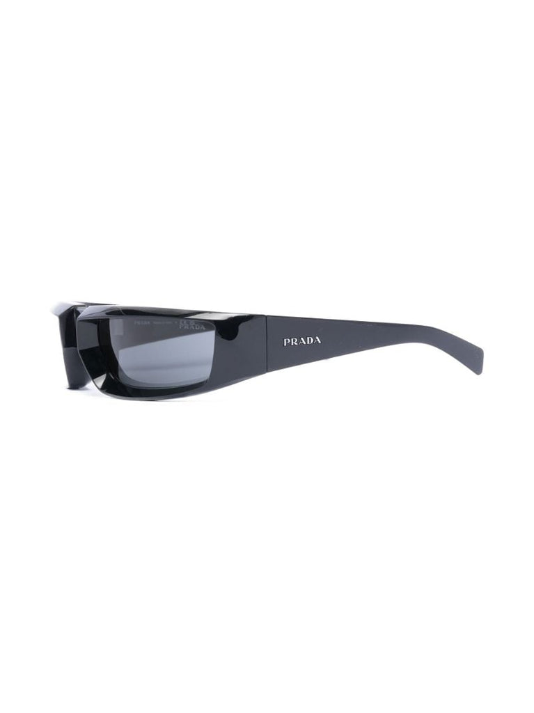 Black Runway Rectangle Sunglasses