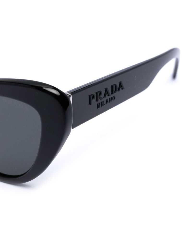 Black Cat-eye Acetate Sunglasses