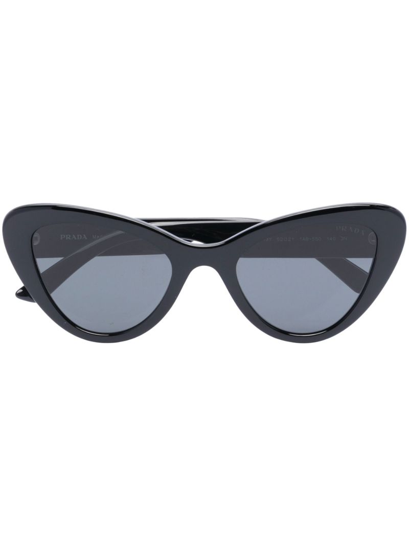 Black Cat-eye Acetate Sunglasses