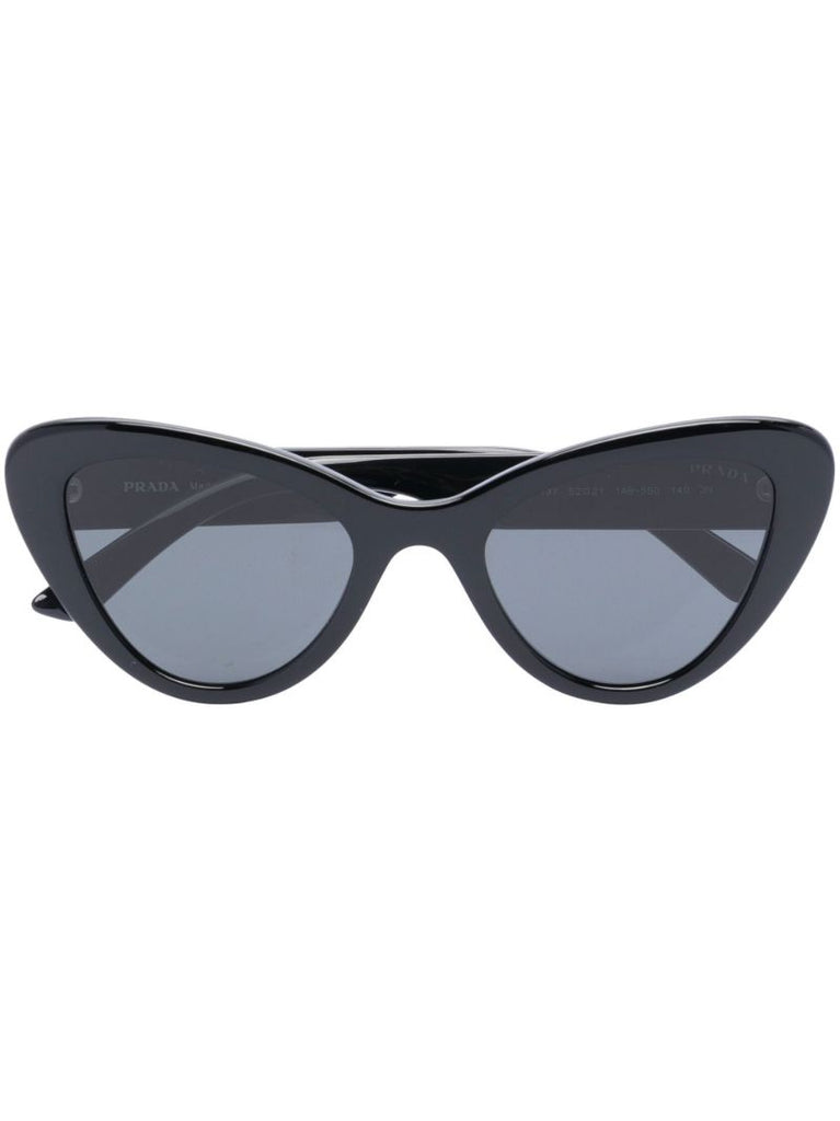 Black Cat-eye Acetate Sunglasses