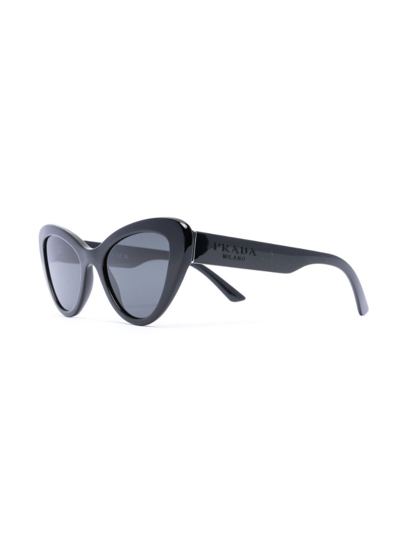 Black Cat-eye Acetate Sunglasses