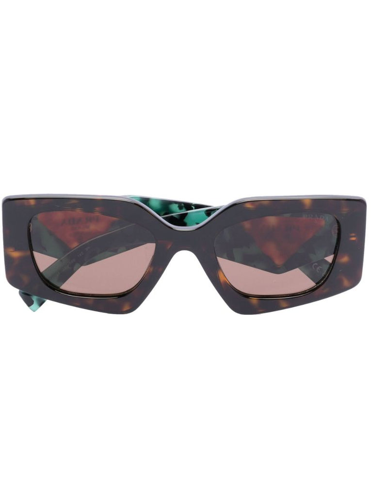 Brown Symbole Square Sunglasses