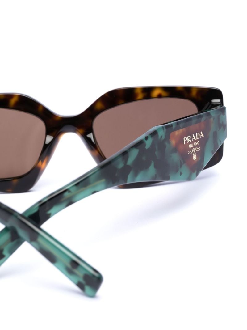 Brown Symbole Square Sunglasses