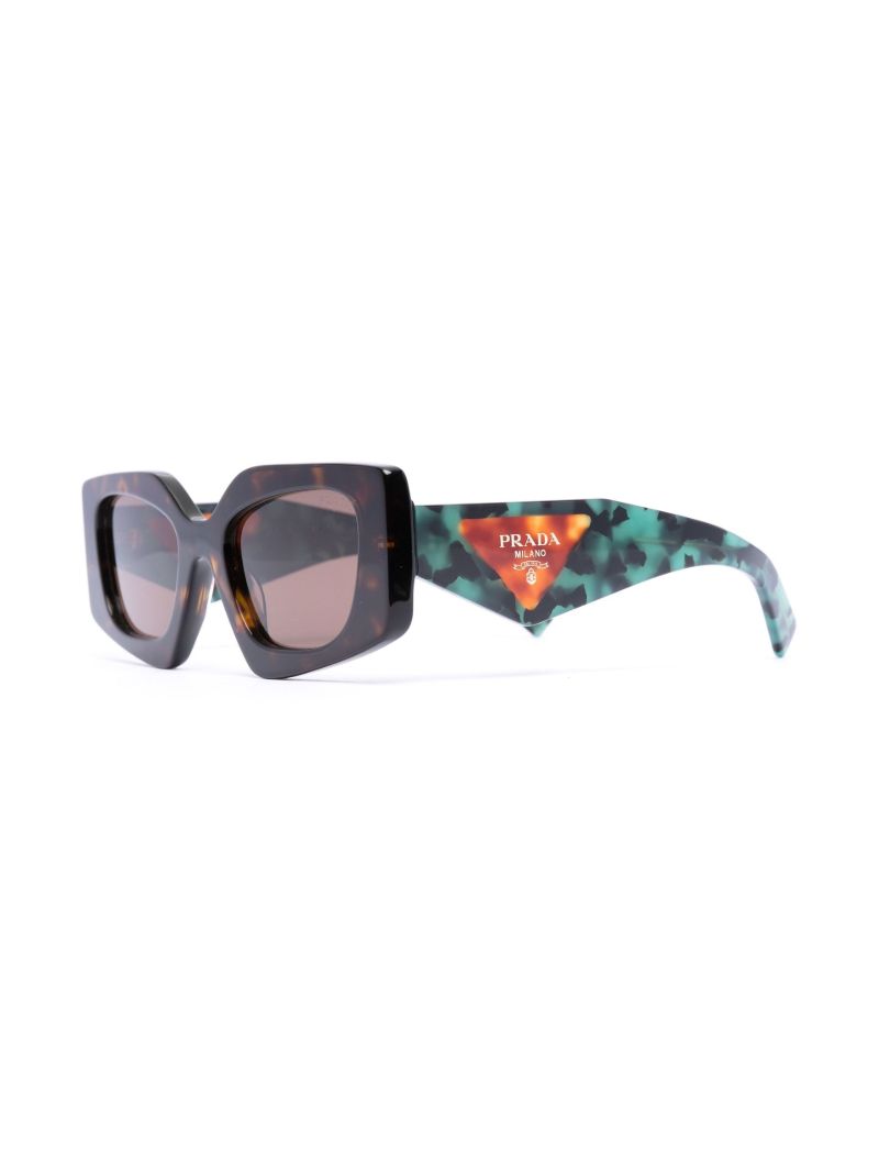 Brown Symbole Square Sunglasses