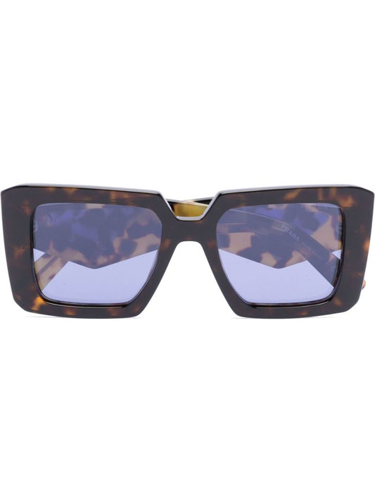 Brown Symbole Square Sunglasses