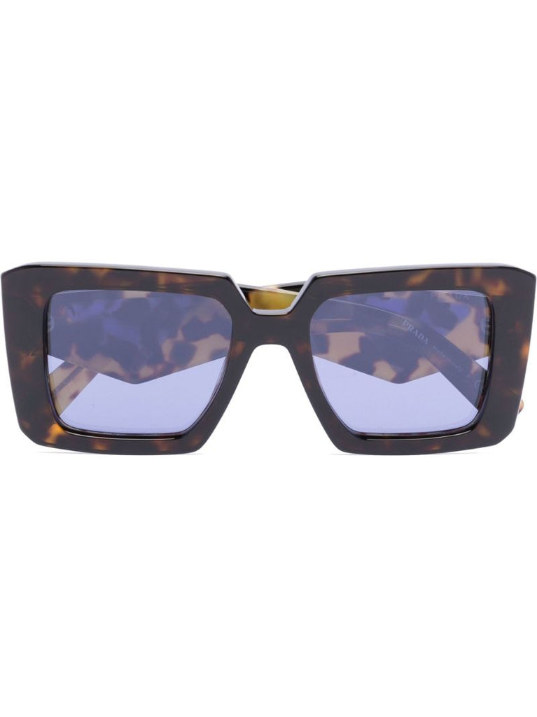 Brown Symbole Square Sunglasses