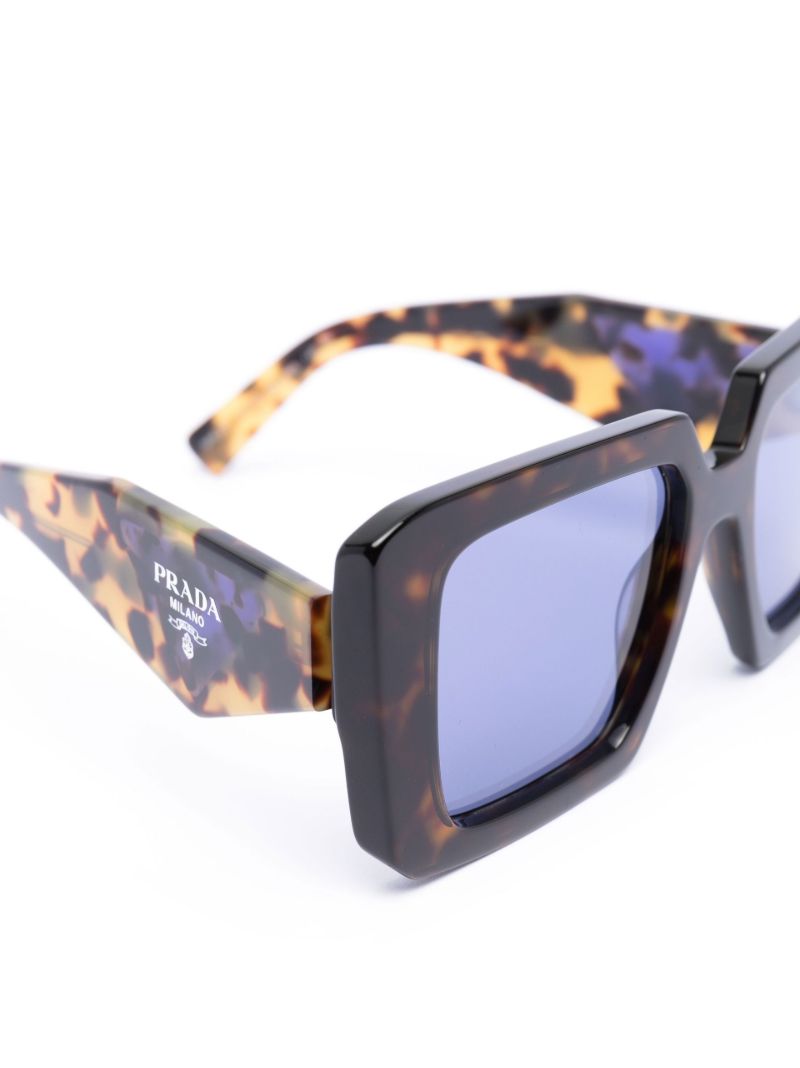 Brown Symbole Square Sunglasses