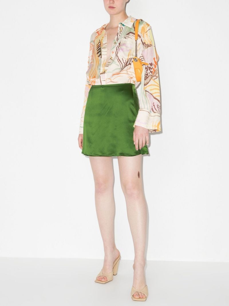Benson Silk Mini Skirt