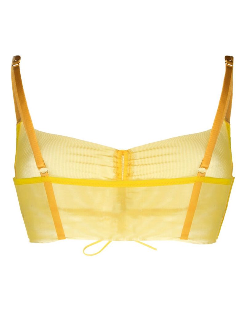 Yellow Farfalle Bralette