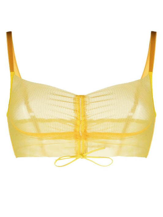 Yellow Farfalle Bralette