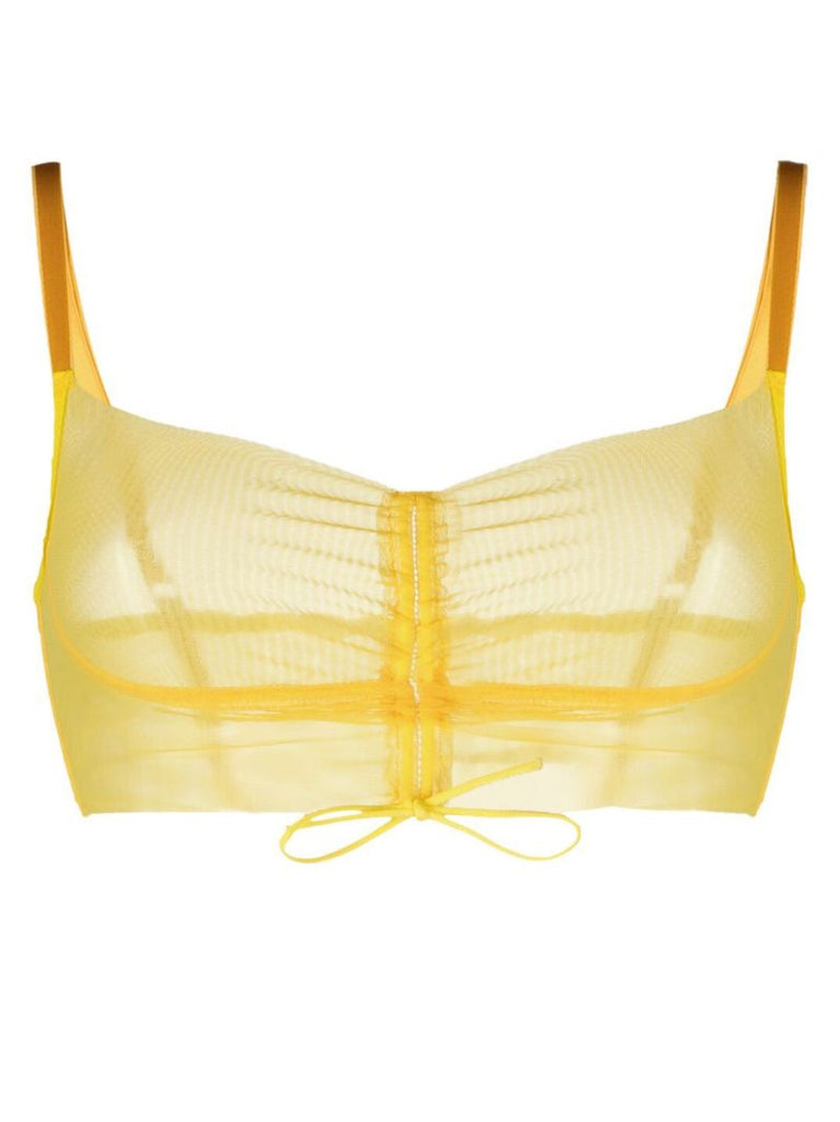 Yellow Farfalle Bralette