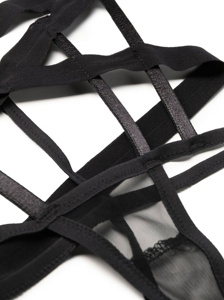Black Al Dente Thong