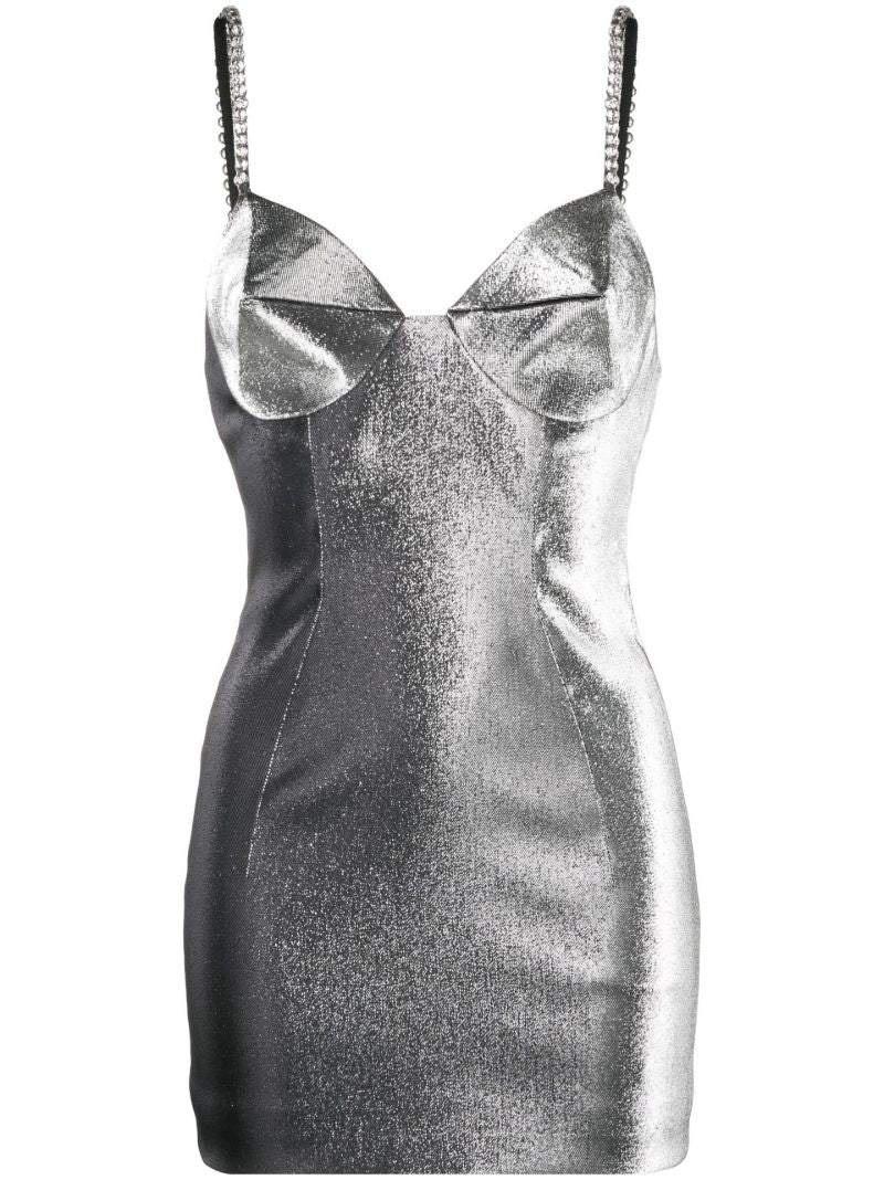 Silver Mini Dress
