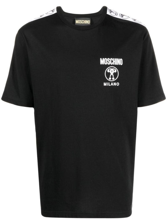 Black Logo-print Cotton T-shirt