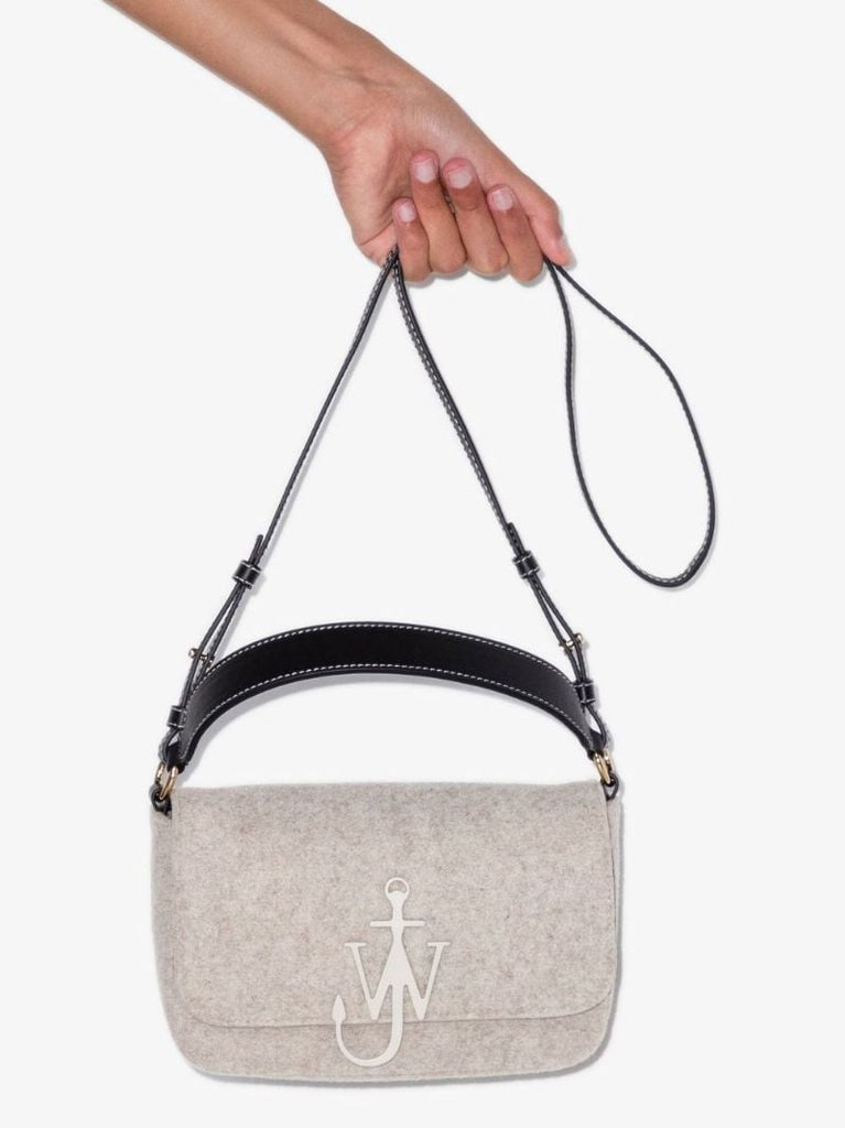 Off-white Anchor Midi Felt Shoulder Bag