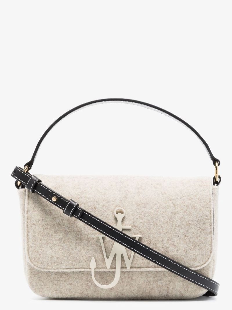Off-white Anchor Midi Felt Shoulder Bag