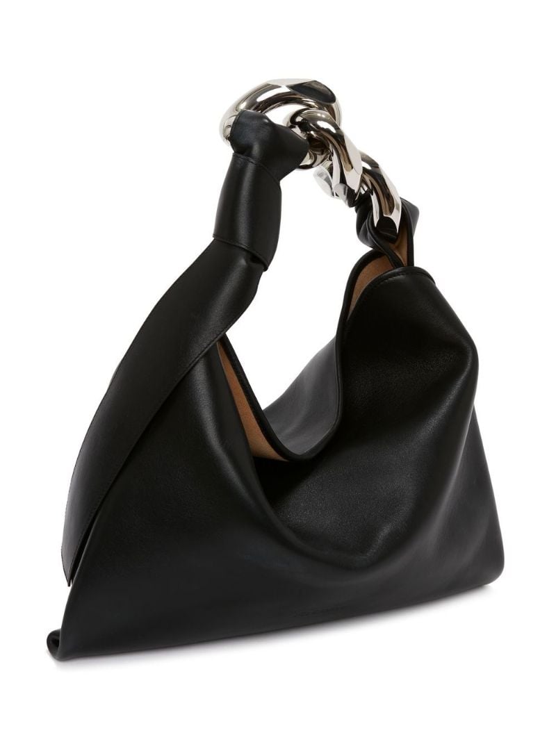 Black Small Chain Leather Shoulder Bag
