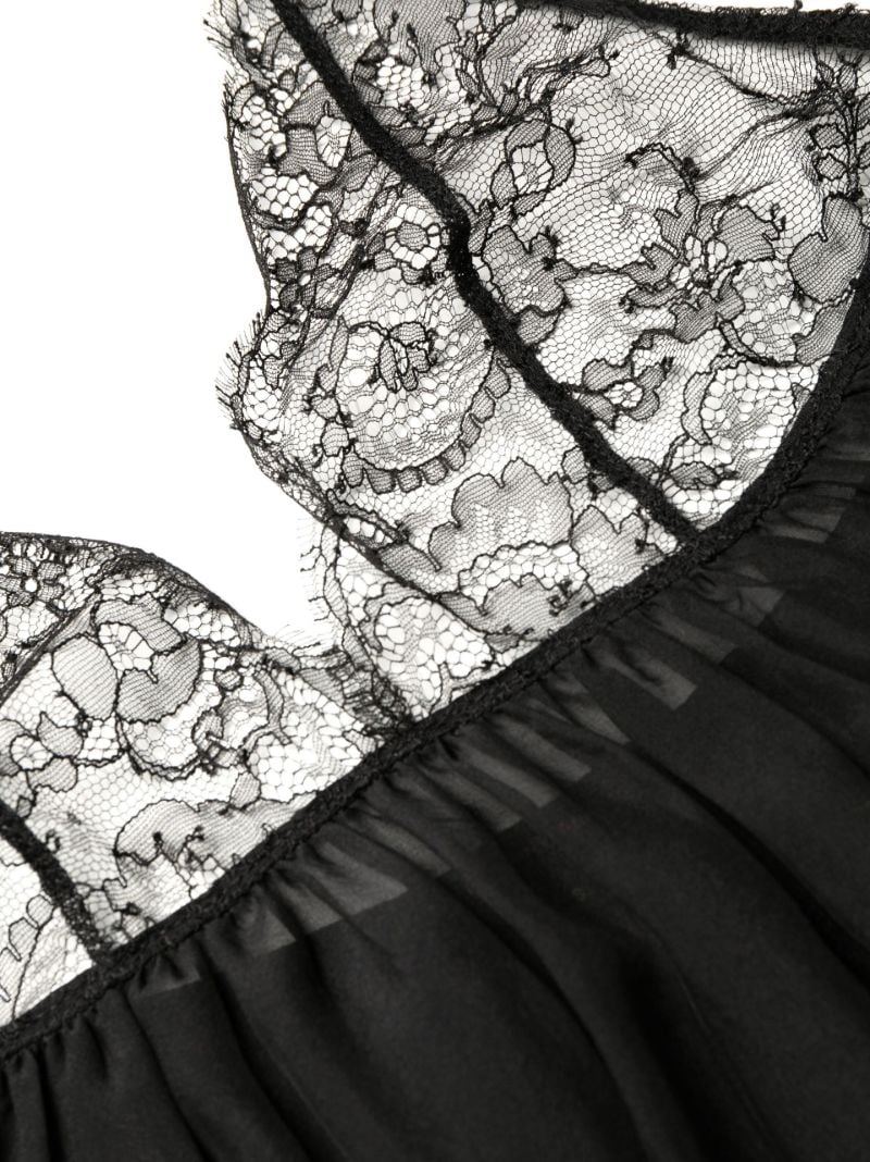 Black Cadeau Lace Nightdress