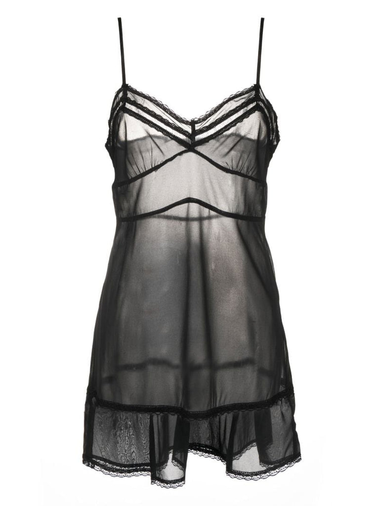 Black Maiden Silk Nightdress