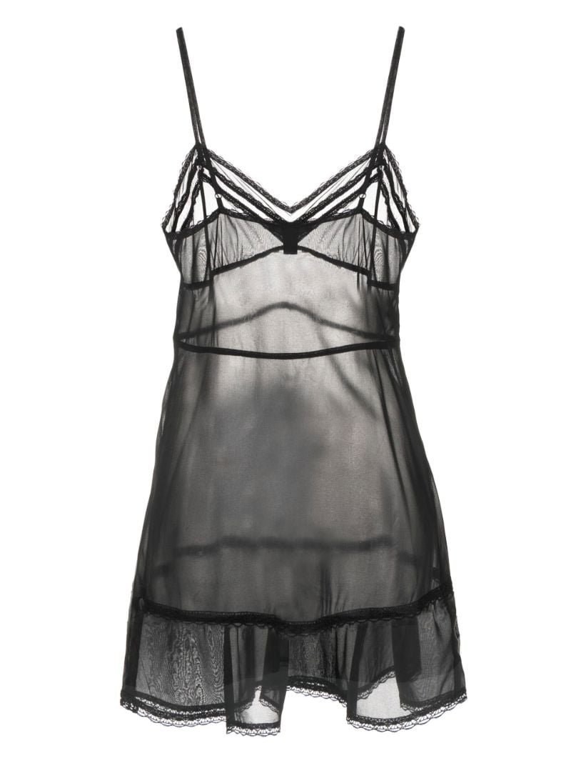 Black Maiden Silk Nightdress