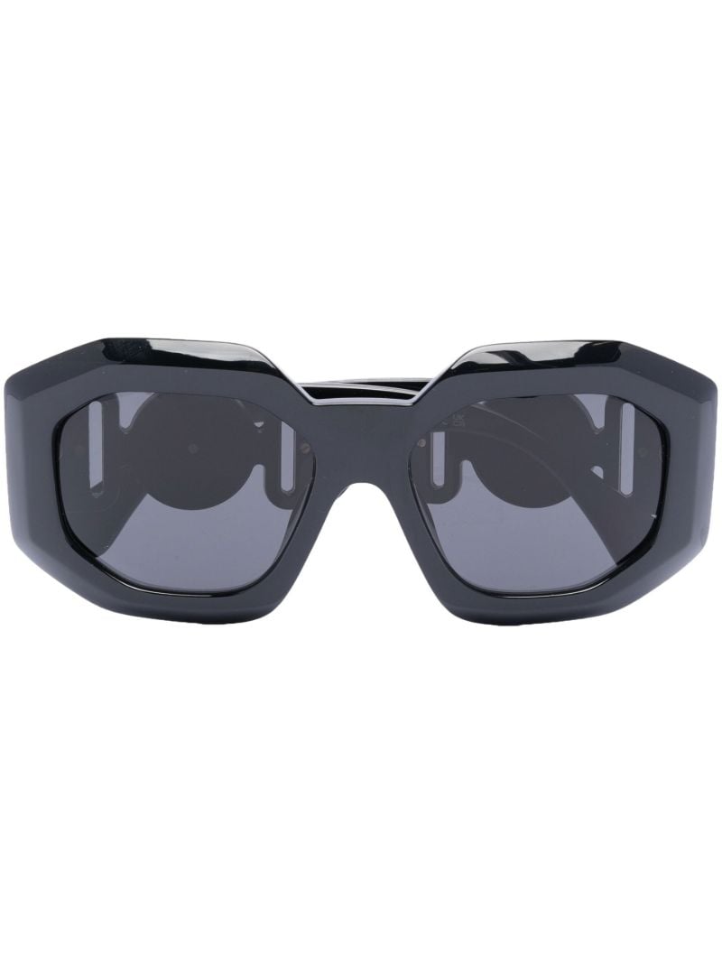 Black Medusa Square Sunglasses