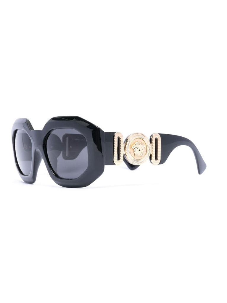 Black Medusa Square Sunglasses