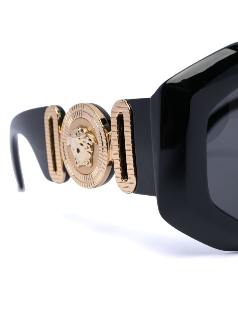Black Medusa Square Sunglasses