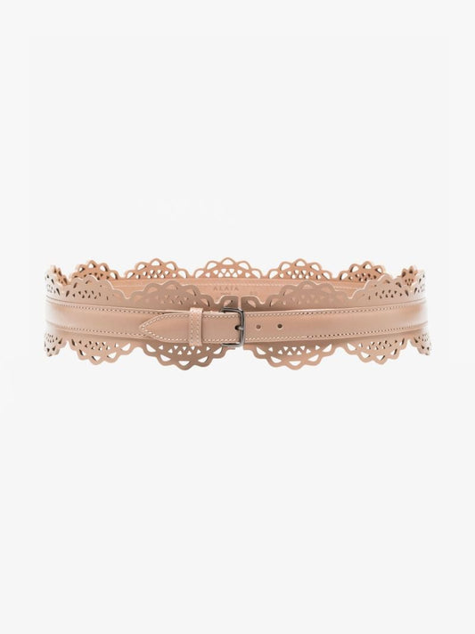 Neutral Vienne Leather Corset Belt