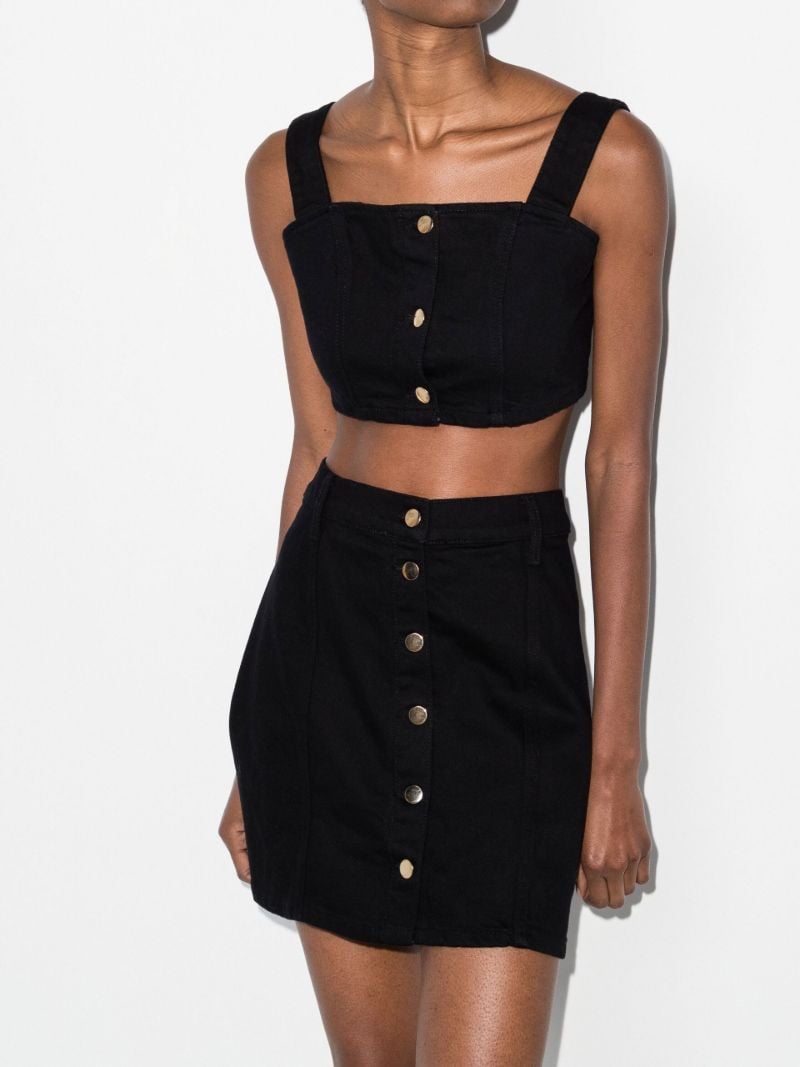 Chrissy Denim Top and Skirt Set