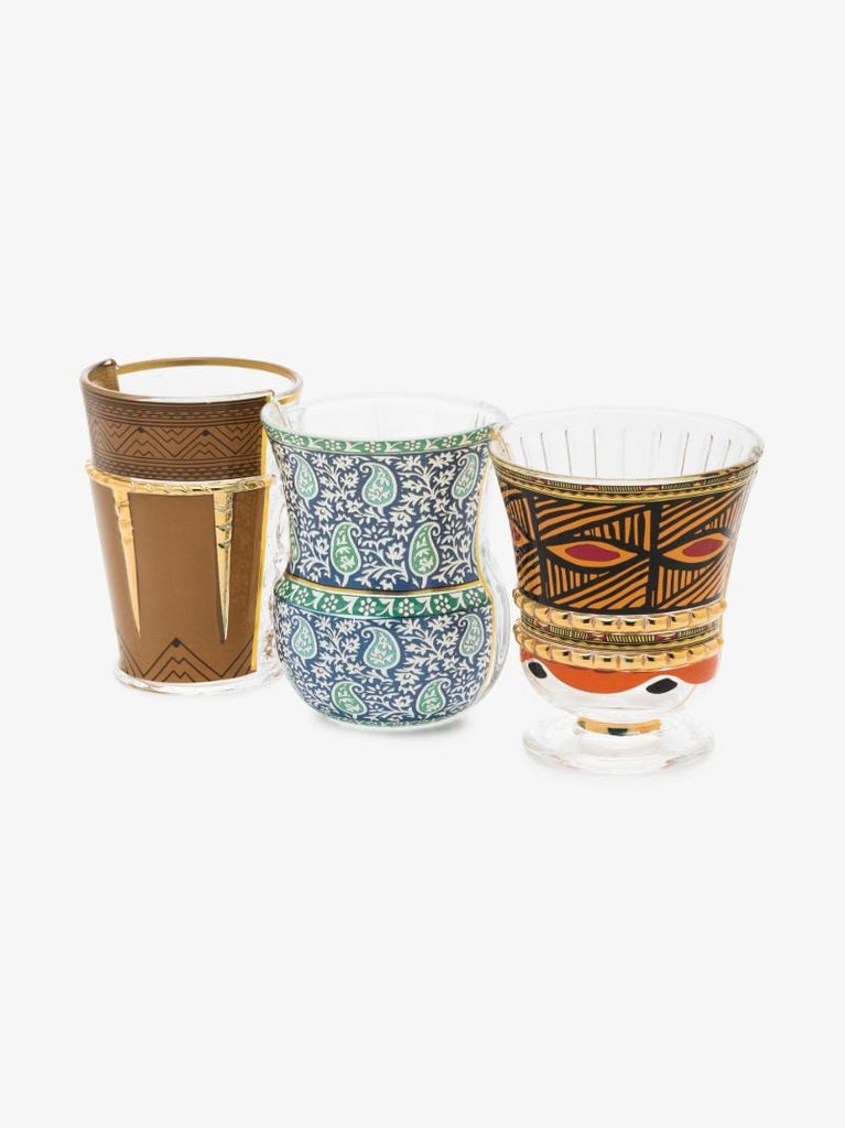Multicoloured Hybrid Rodinia Glasses Set