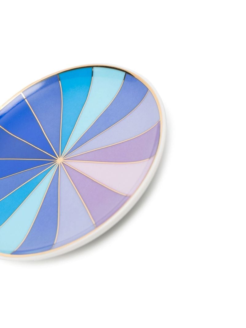 Blue Scala Porcelain Coaster Set