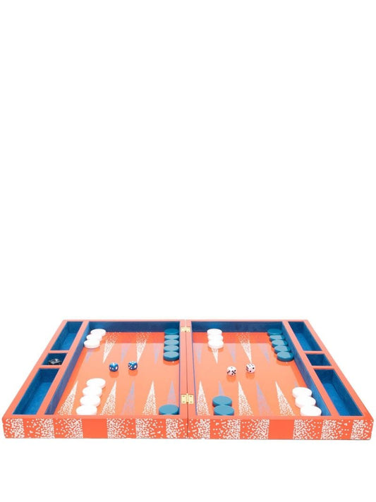Orange Vapor Backgammon Set