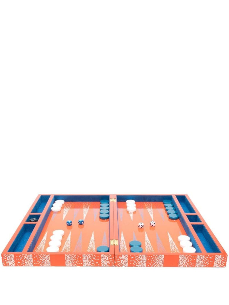 Orange Vapor Backgammon Set