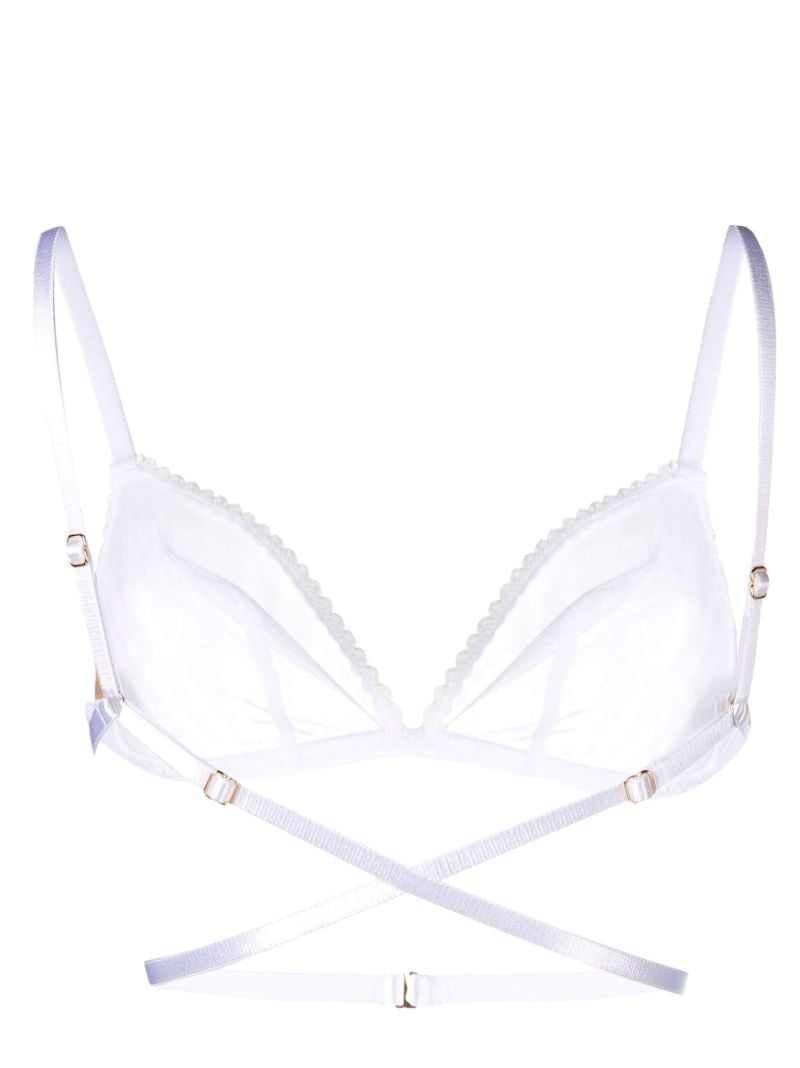 White Mafalda Triangle Bra