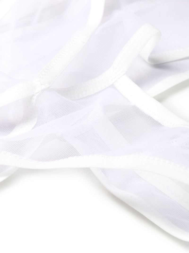 White Mafalda Cut-out Briefs