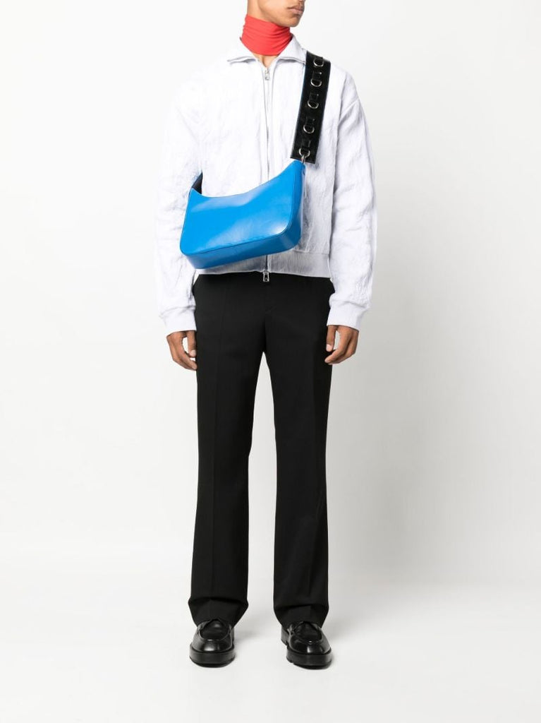 Blue Soul Control Leather Shoulder Bag